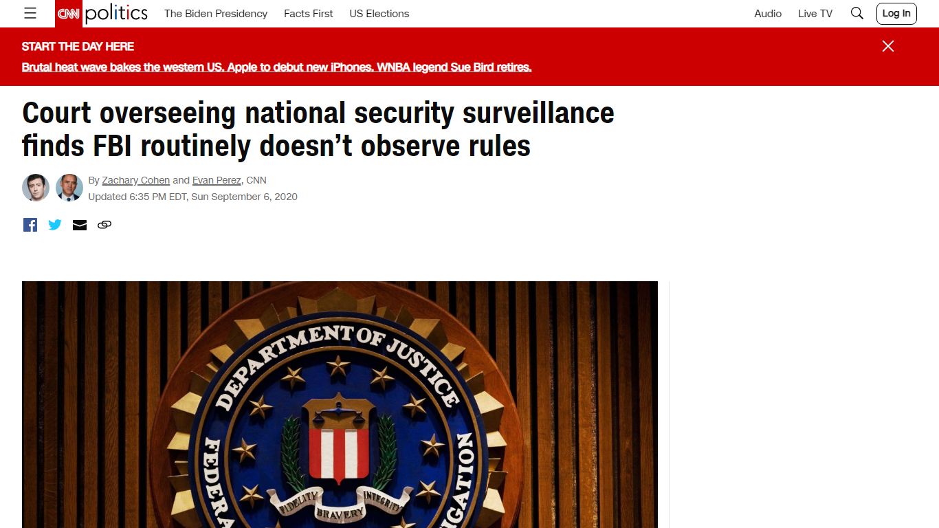 Court overseeing national security surveillance finds FBI ... - CNN